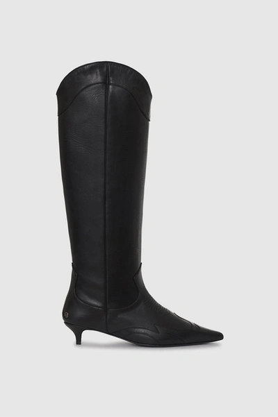 Anine Bing Tall Rae Boots In Black