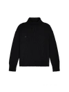 Pangaia Women's Recycled Cashmere Turtleneck Sweater — Black In Black
