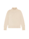 Pangaia Women's Recycled Cashmere Turtleneck Sweater — Ecru Ivory In Ecru Ivory