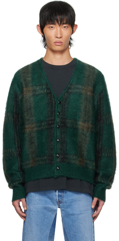 Re/done Green 60s Cardigan In L