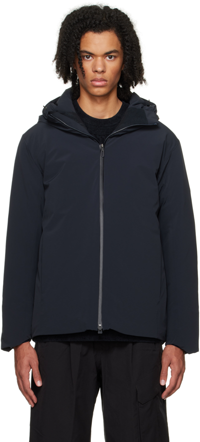 Descente Navy Mizusawa Invisible Inv-05 Down Jacket In Nvgr