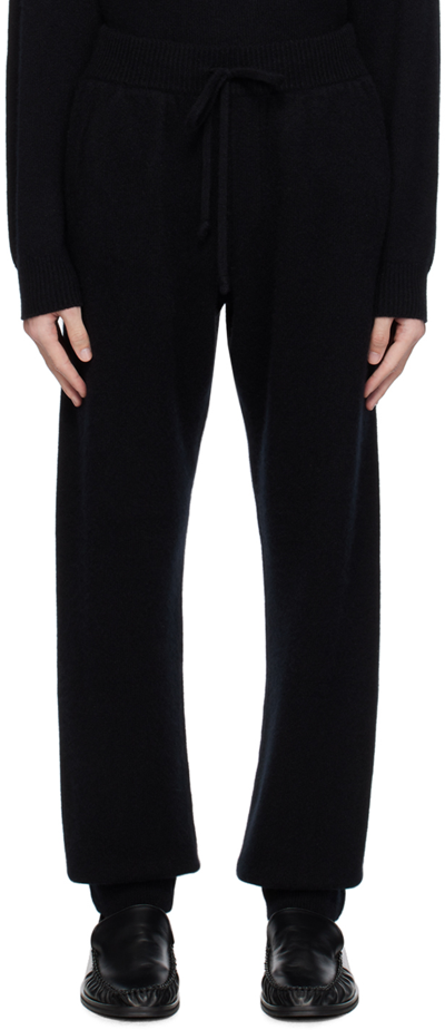 Auralee Black Drawstring Sweatpants In 24589308 Top Black