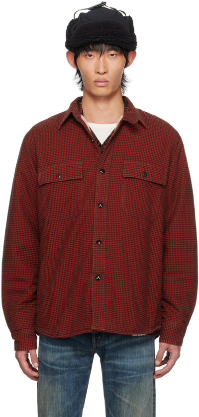 Rrl Red & Black Check Shirt In Rl-663 Red/black