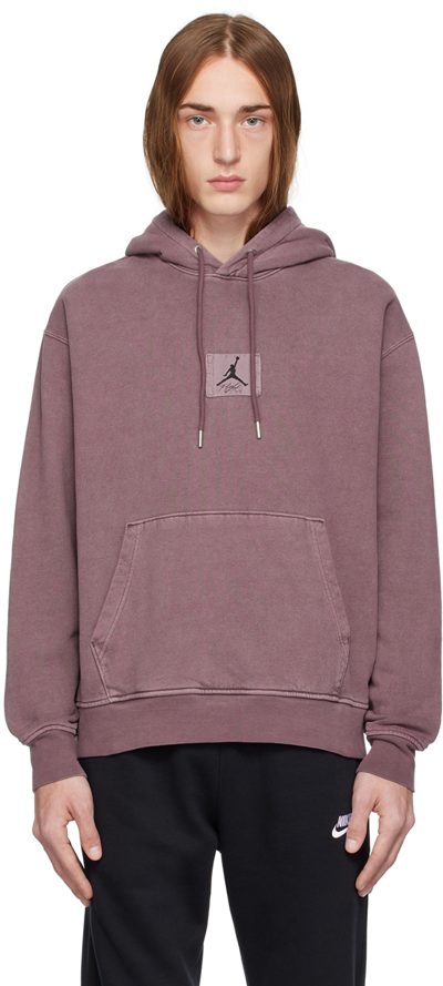 Nike Purple Flight Hoodie In Sky J Mauve