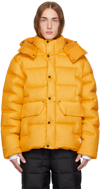 The North Face Summit Gold Down Jacket With Removable Hood In 56p Summit Gold