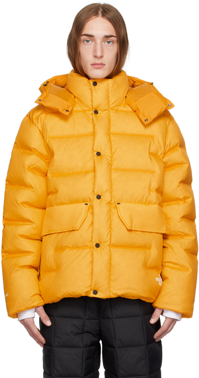 The North Face Remastered Sierra Quilted Parka Coat In Orange