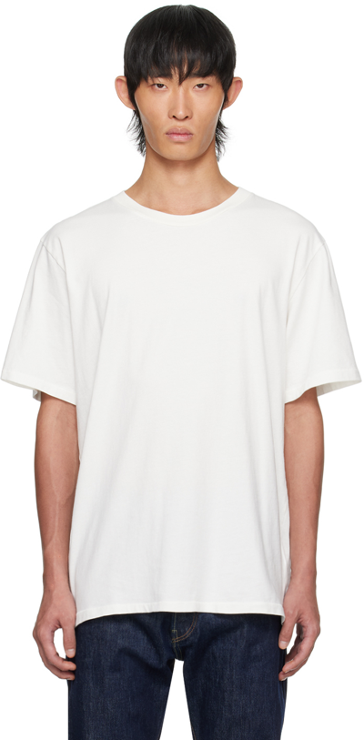 Re/done Short-sleeved Classic Tee In White