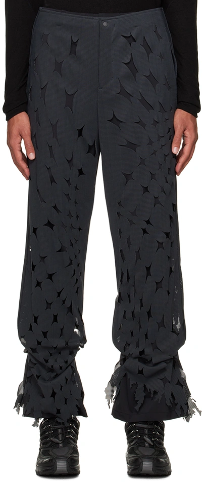 Post Archive Faction (paf) Black Double Trousers