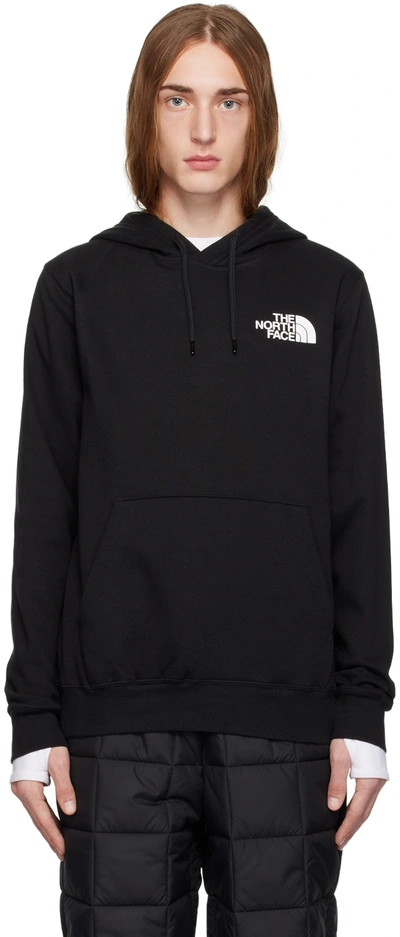 The North Face Black Nse Hoodie In Ky4 Tnf Black/tnf Wh