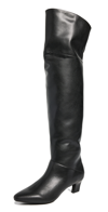 INTENTIONALLY BLANK DELUCA OVER THE KNEE BOOTS BLACK