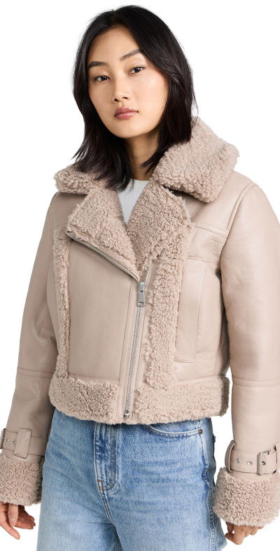 Apparis Jay Jacket In Taupe