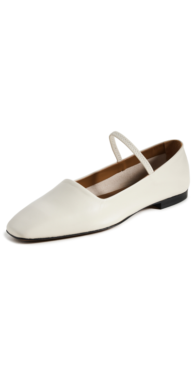 Atp Atelier Petina Nappa Mary Jane Flats In Linen