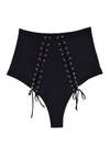 FLEUR DU MAL LACE UP HIGH WAIST BIKINI