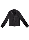 Fleur Du Mal Fleur Pj Top In Black