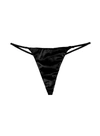 Fleur Du Mal Luxe V String In Black