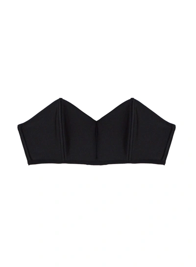 Fleur Du Mal Black Charlotte Bra In 0100 Black