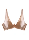 FLEUR DU MAL CHARLOTTE SHEER OVERLAY DEMI BRA