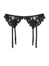 FLEUR DU MAL LILY EMBROIDERY GARTER BELT