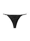 Fleur Du Mal Luxe Cheeky Silk Satin Briefs In Black