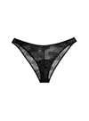 Fleur Du Mal Bouquet Lace Cheeky In Black