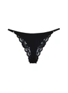 Fleur Du Mal Charlotte Seamless String Cheeky In Black