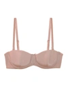Fleur Du Mal Charlotte Convertible Strapless Bra In Tan