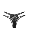 Fleur Du Mal Frankie Lace Strappy Tanga In Black