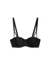 Fleur Du Mal Cup Sized Swim Top In Black