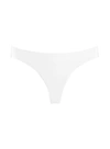 Fleur Du Mal Charlotte Lace Seamless Thong In Ivory