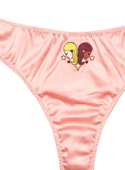 Fleur Du Mal Gemini Zodiac Thong