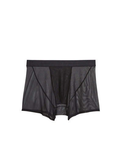Fleur Du Mal Men's Mesh Boxer Brief In Black