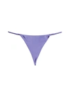 Fleur Du Mal Luxe V-string Thong In Periwinkle