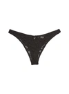 Fleur Du Mal Le Stretch Multifit Lace Cheeky Panty In Black