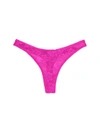 Fleur Du Mal Le Stretch Lace Thong In Wild Pink