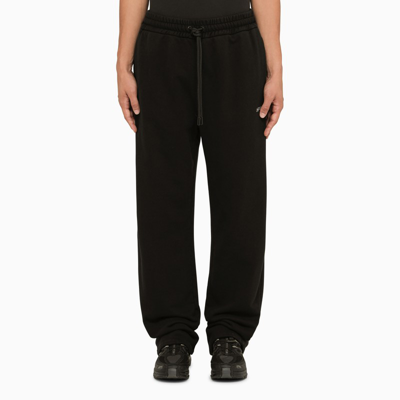 OFF-WHITE BLACK JOGGING TROUSERS IN JERSEY