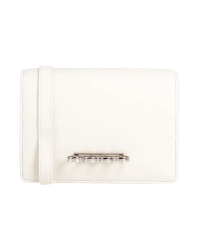Alexander Mcqueen Woman Cross-body Bag Ivory Size - Leather In White