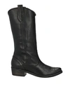 1725.A 1725.A WOMAN BOOT BLACK SIZE 8 LEATHER