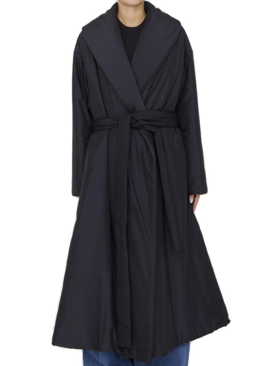 The Row Francine Coat In Black