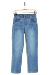 Democracy Ab Technology High Waist Ankle Straight Leg Jeans In Mble-mid Blue