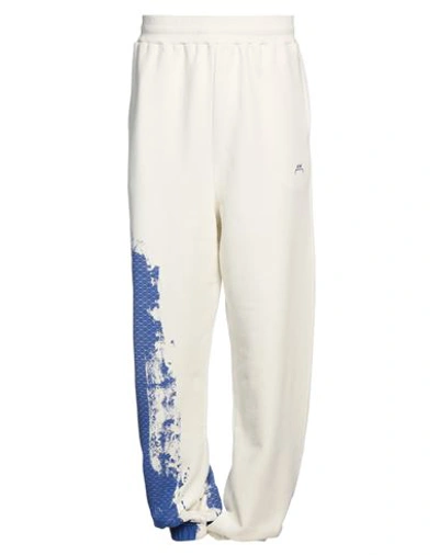 A-cold-wall* A Cold Wall Stone Brushstroke Jersey Pants In Off White