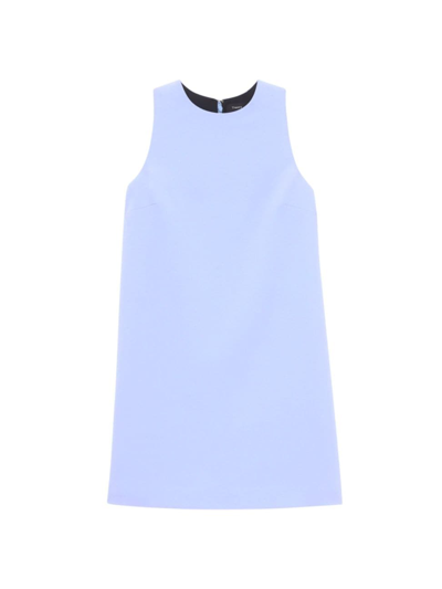 Theory Mini Shift Dress In Grotto