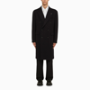 TAGLIATORE TAGLIATORE BLUE WOOL DOUBLE BREASTED COAT