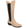 Journee Collection Celesst Tall Chelsea Boot In Grey