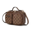Mkf Collection By Mia K Jolene Multi Pocket Crossbody Bag In Grey