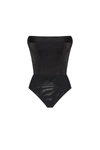 Milla Classy Black Bodysuit, Xo Xo In Black