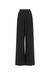 Milla High-rise Black Suit Pants, Xo Xo In Black