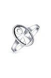 Bling Jewelry Key Of Life Sterling Silver Ankh Signet Ring In Silver