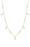 DELMAR FRESHWATER PEARL STATION NECKLACE
