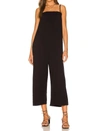 SUNDRY SPAGHETTI STRAP JUMPSUIT IN BLACK