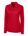 CLIQUE L/S ICE LADY PIQUE POLO SHIRT